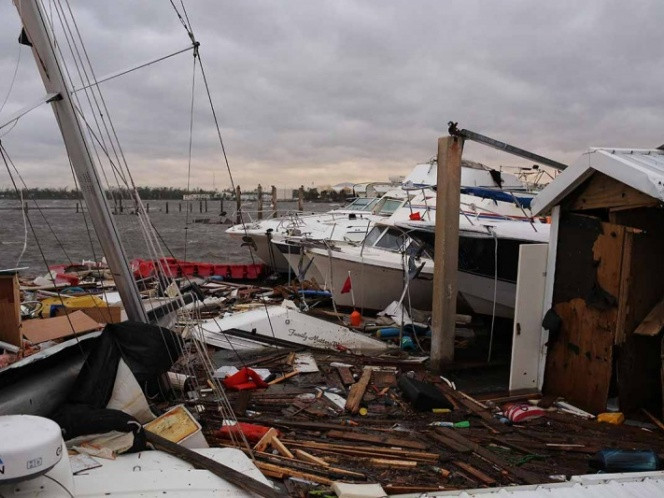 Dos muertos tras paso de “Michael” en Florida