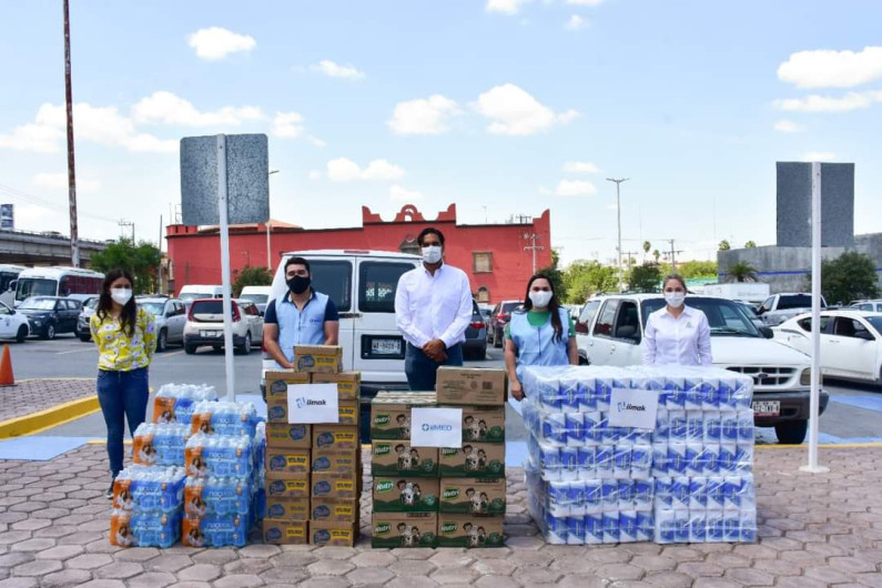 Sistema DIF Reynosa recibe donaciones de IIMED e IIMAK