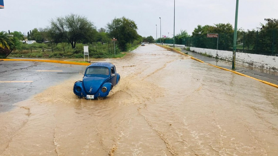 Lluvias en la zona centro de Tamaulipas acumulan las 3 pulgadas: PC