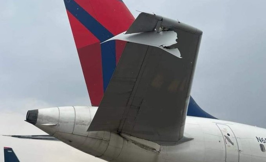 Chocan dos aviones en AICM, nadie resulta herido