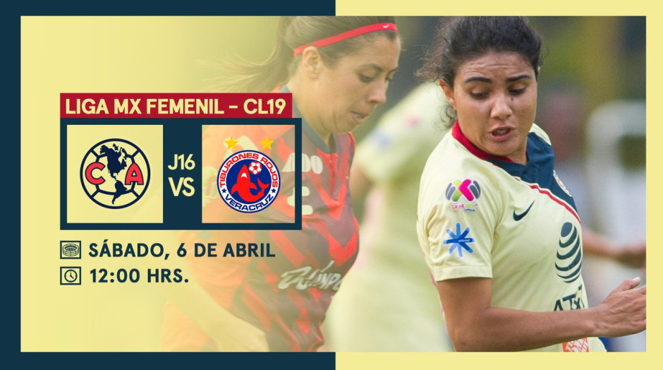 América Femenil va por liderato al recibir a Veracruz 