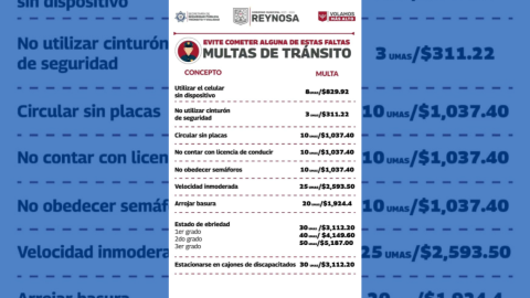 ¡Qué no te pase! Conoce las faltas de tránsito más comunes y su costo este 2023