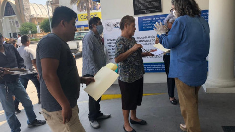 Se registran comerciantes ambulantes para recibir apoyo económico