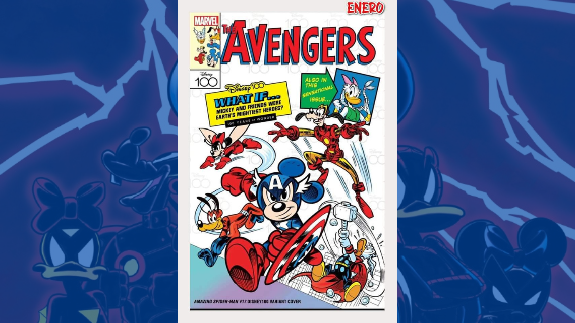 Marvel Comics lanza portadas con Mickey Mouse por 100 aniversario