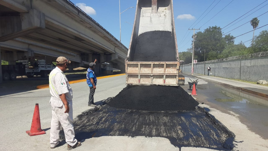 Repara Municipio vialidades en todos los sectores de Reynosa 