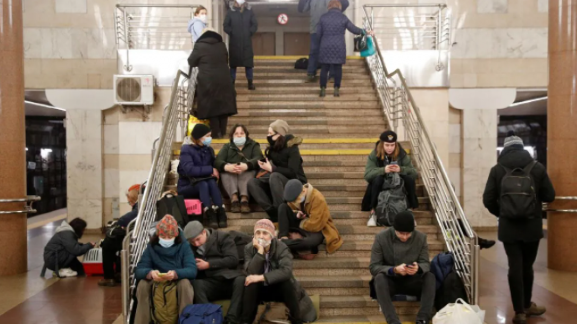 Así luce Ucrania tras los primeros ataques de Rusia 