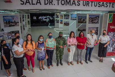 Inauguran exposición “Ejército y Fuerza Aérea, más Cerca de Ti” en sala “Tomás Urtusástegui”