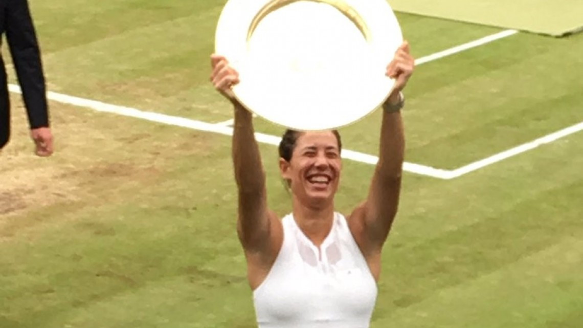 Garbiñe Muguruza, campeona en Wimbledon 
