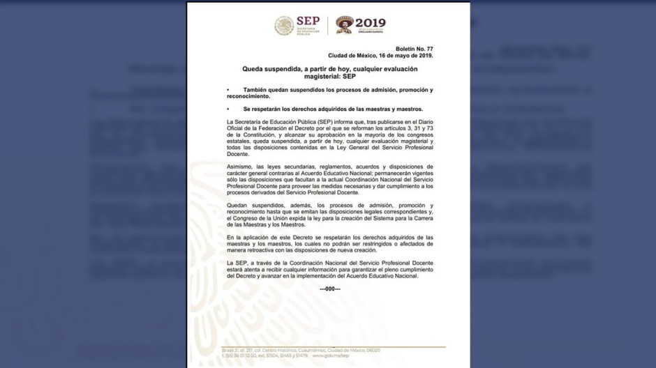 Evaluarán a maestros