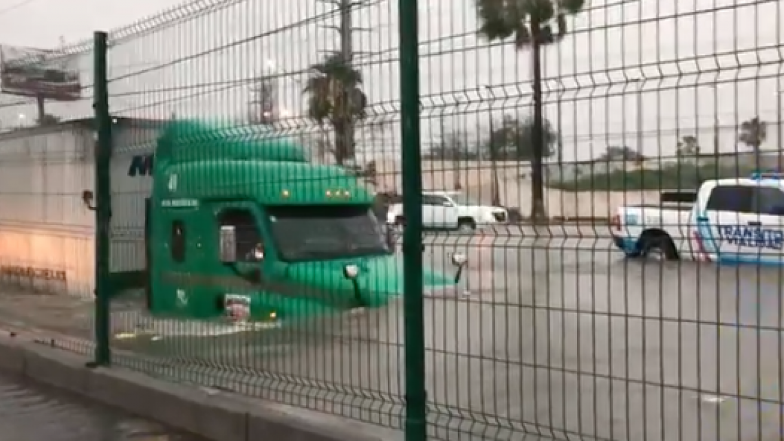 Sufre caos Reynosa por lluvias