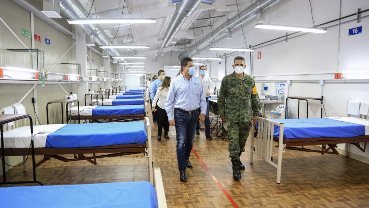 Entrega Gobierno de Tamaulipas 8 hospitales COVID-19.