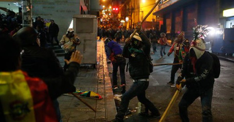 Las protestas en Bolivia dejan un muerto y más de 80 heridos