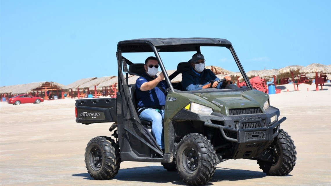 Incrementa playa Miramar su afluencia, resguardando la salud de sus visitantes