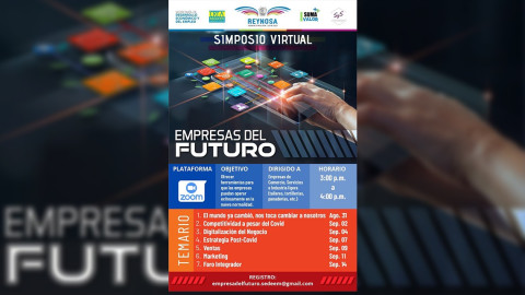 Ofrece municipio simposio virtual 'empresas del futuro'