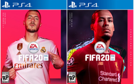 Hazard y Van Dijk estarán en las portadas del FIFA 20