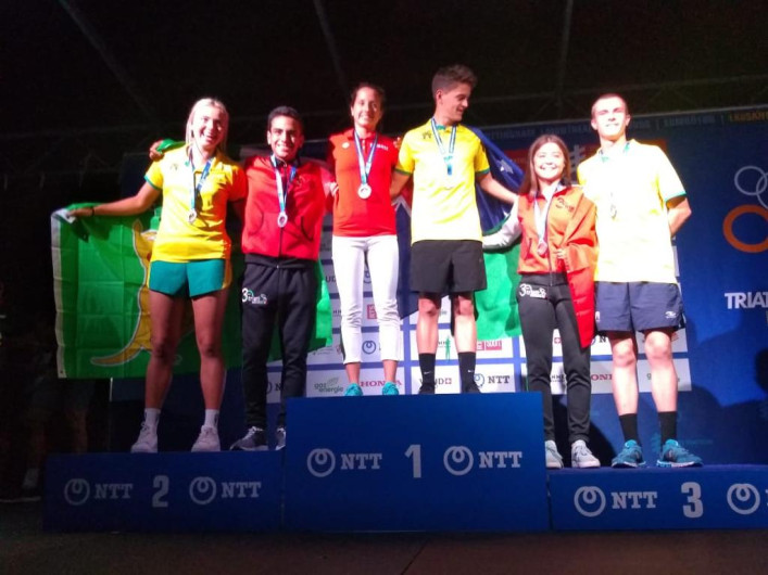 Destacan tamaulipecos en Mundial de Triatlón; llegan dos medallas de plata