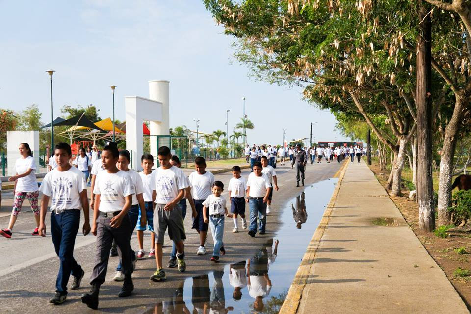 Realizan en Altamira caminata “Convivencia Familiar’’