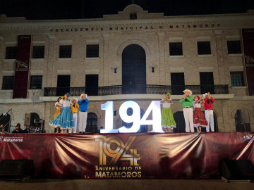 Matamoros festeja su 194 aniversario