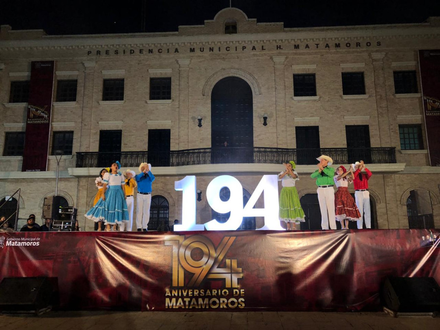 Matamoros festeja su 194 aniversario