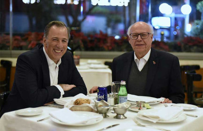 José Antonio Meade se reúne con José Narro, secretario de Salud