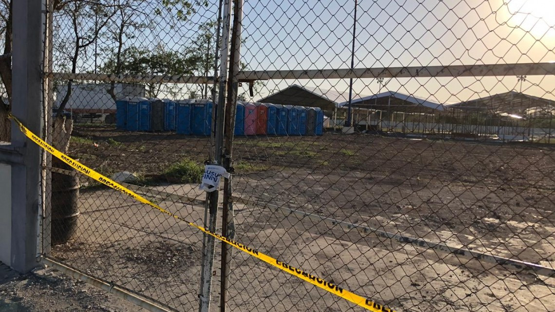 Impide COEPRIS instalación de campamento migrante en Matamoros
