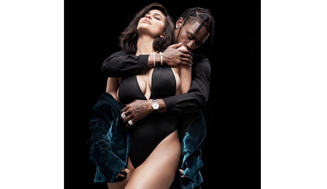 Kylie y Travis en la portada de GQ