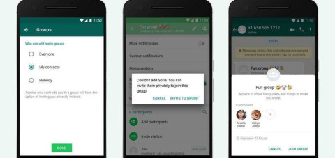 Ya podrás elegir si quieres ser agregado a grupos de WhatsApp