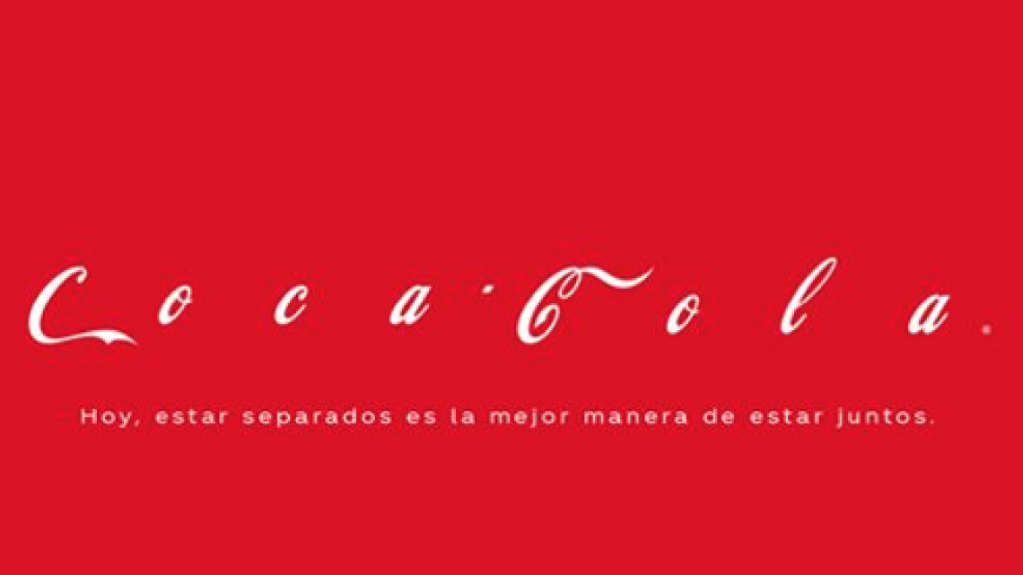 ¡Aplica sana distancia! Diseñador modifica logos de varias marcas por coronavirus 