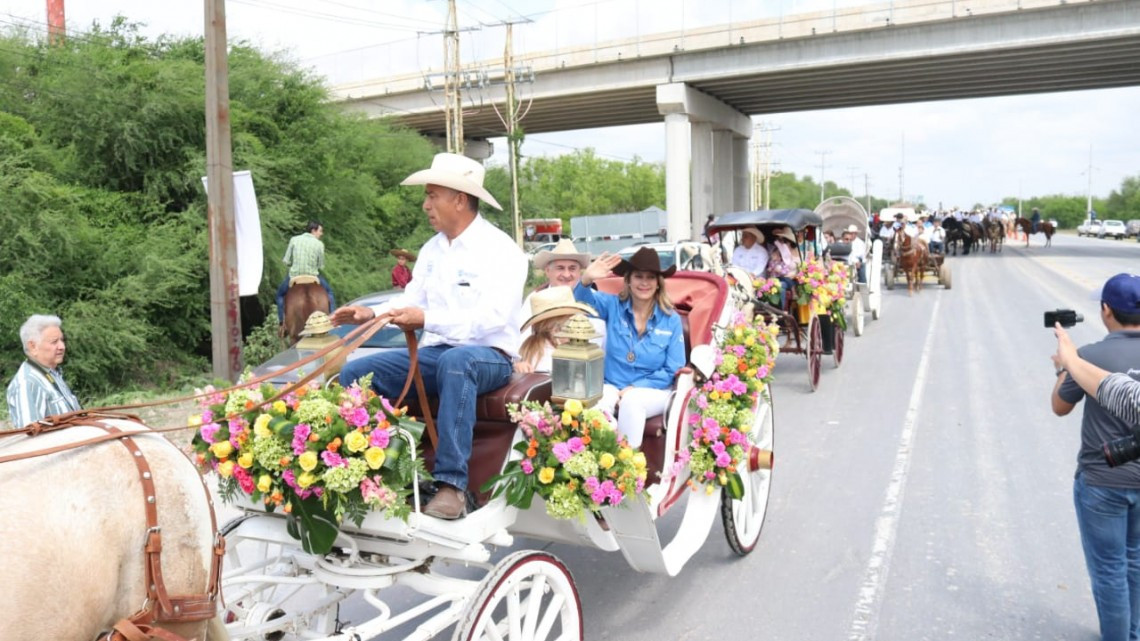 Celebran con cabalgata 270 aniversario de Reynosa