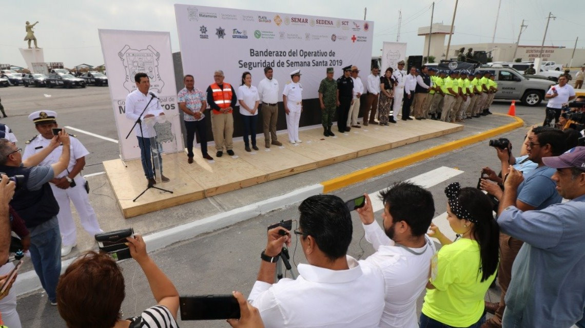 Activa Alcalde operativo de seguridad Semana Santa 2019 en Playa Bagdad