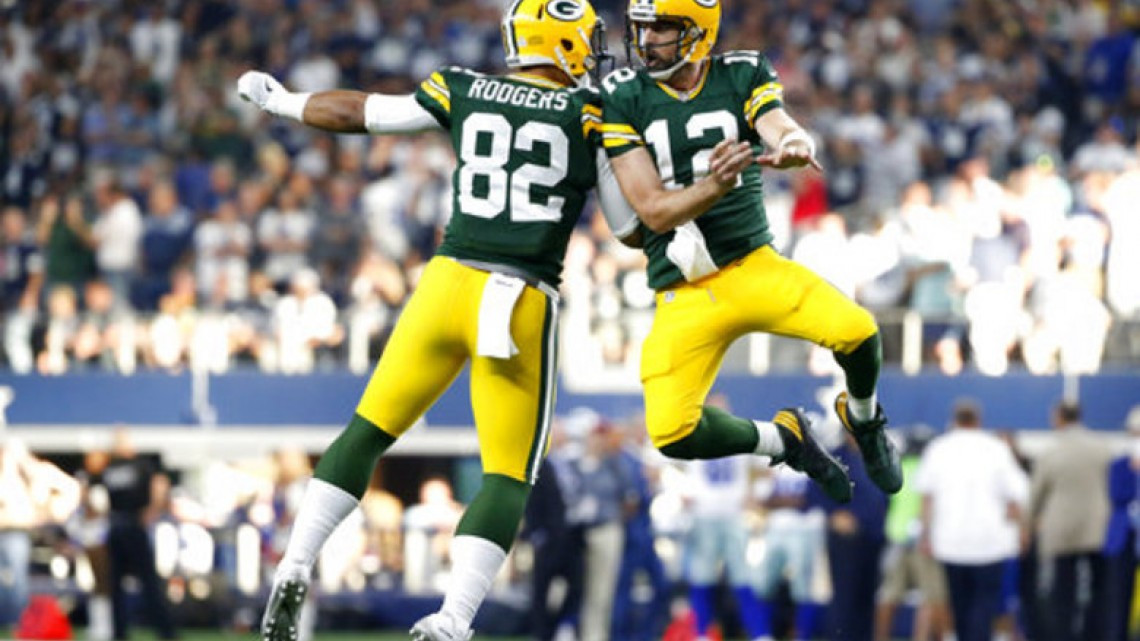 Aaron Rodgers volvió a hacer de las suyas ante Dallas