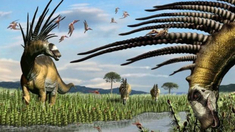 Descubren dinosaurio que usaba espinas de su cuerpo como defensa