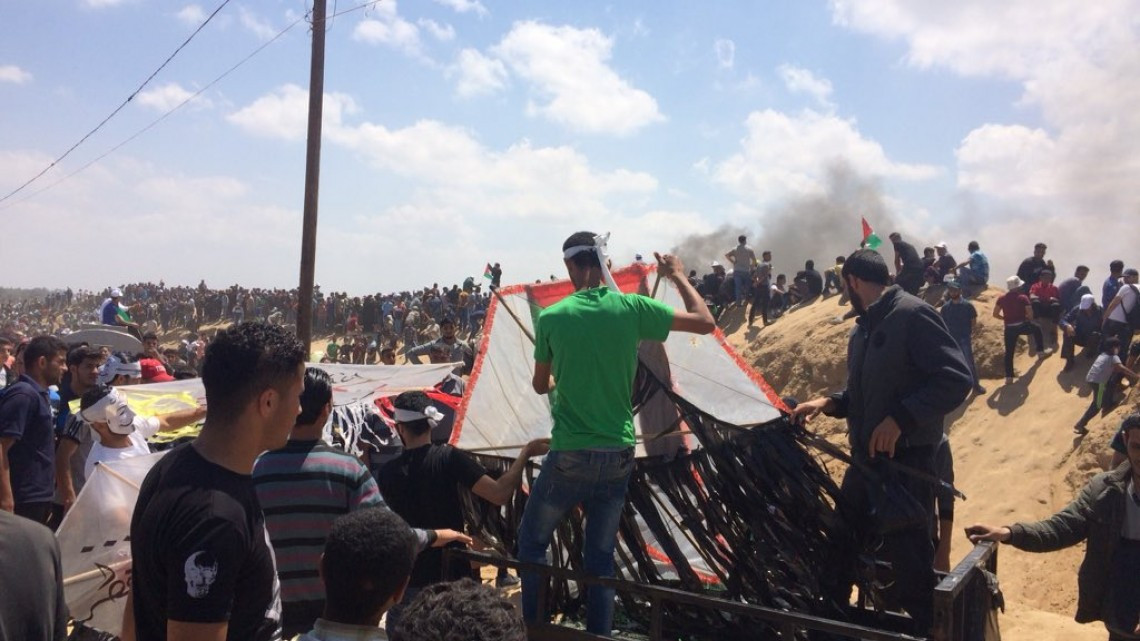 Protestas masivas en Gaza dejan al menos 41 muertos 