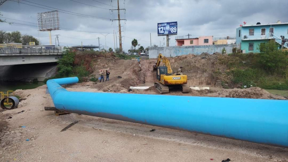 Rehabilita Gobierno del Alcalde Carlos Peña Ortiz líneas de conducción de agua en Reynosa