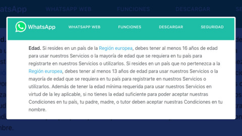 Menores de 13 años serán bloqueados por WhatsApp