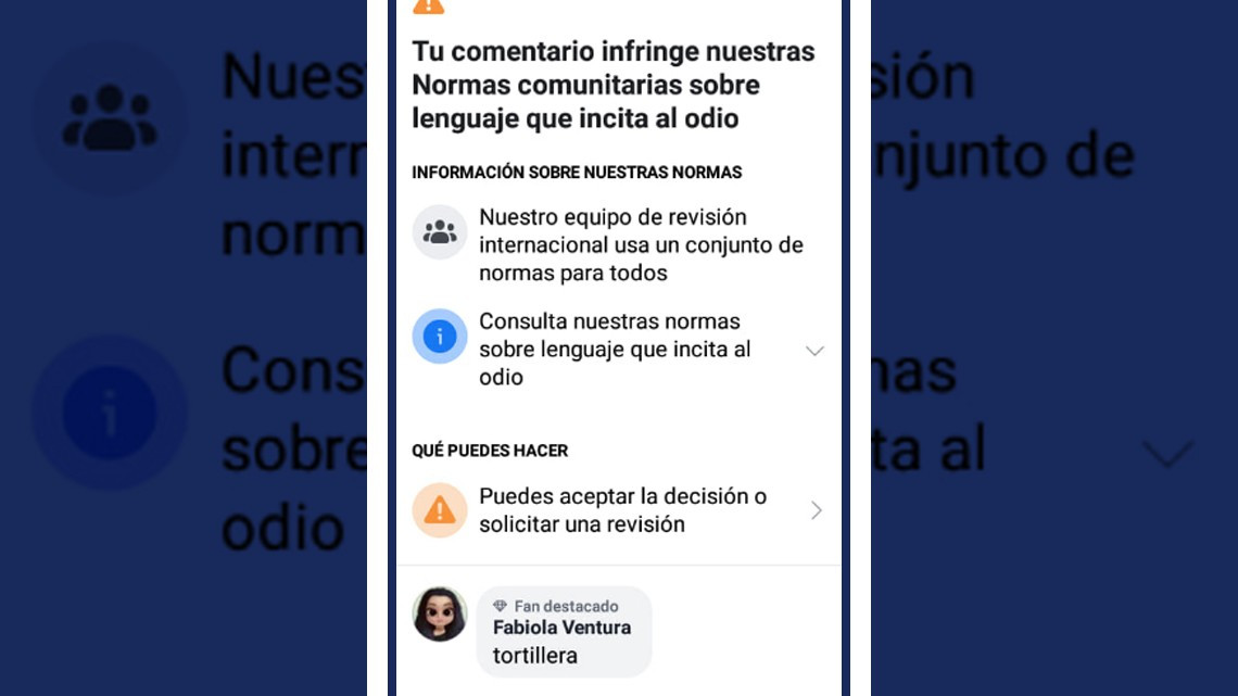 “Tortillera” la nueva palabra prohibida de Facebook