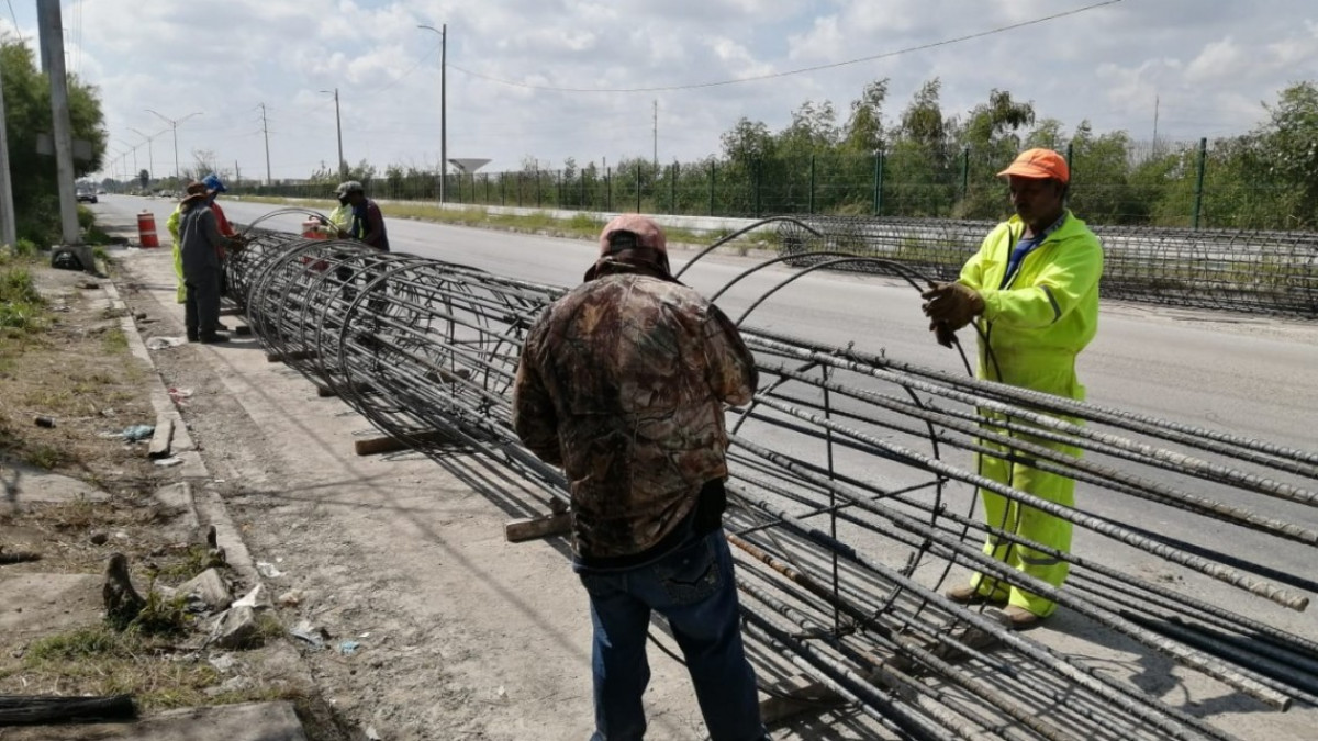 Inician colocación de base del paso a desnivel del “Paseo de las Américas”
