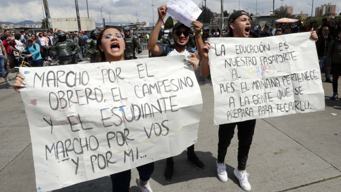 ¡Día histórico en Colombia! Se reportan ola de protestas en contra de Iván Duque