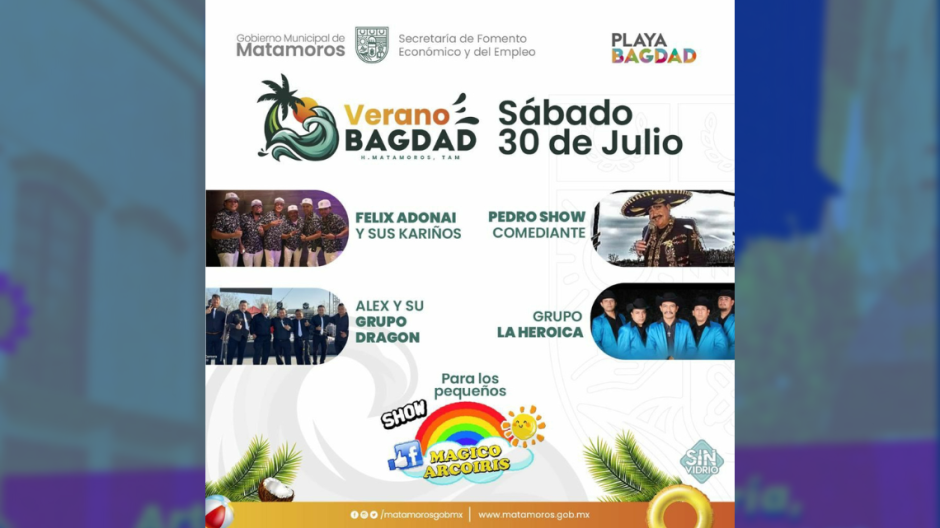 Invitan a disfrutar de actividades “La Calle 9 Cobra Vida” y “Verano Bagdad