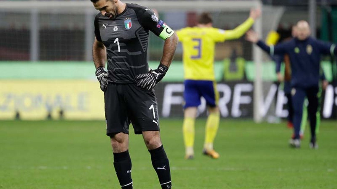 Buffon rompe en llanto ante eliminación azzurra