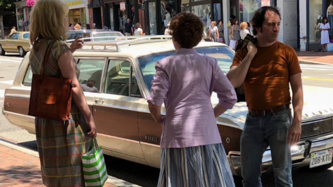 Captan imágenes de filmación de Wonder Woman en Washington D.C.