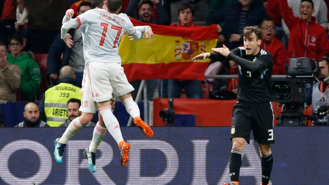 Noche triste para Argentina, España lo golea 6-1