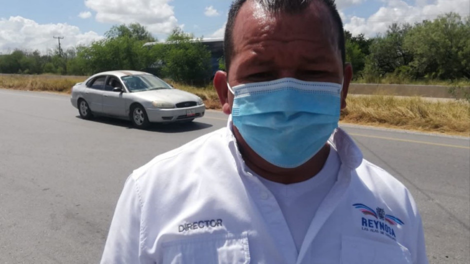 Tránsito brinda auxilio vial en carretera Reynosa-Río Bravo