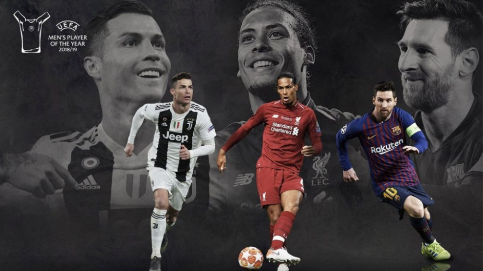 Cristiano, Van Dijk y Messi los nominados a Jugador del Año de la UEFA