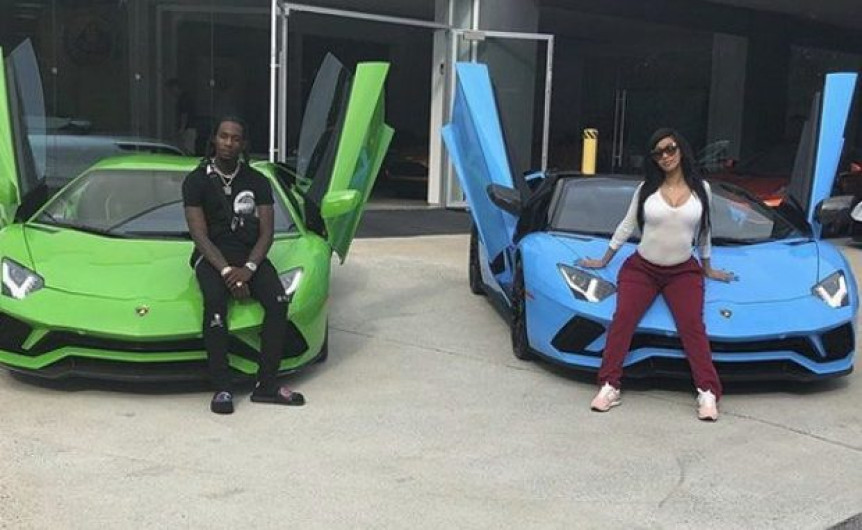 Cardi B y Offset se compran dos Lamborghinis 