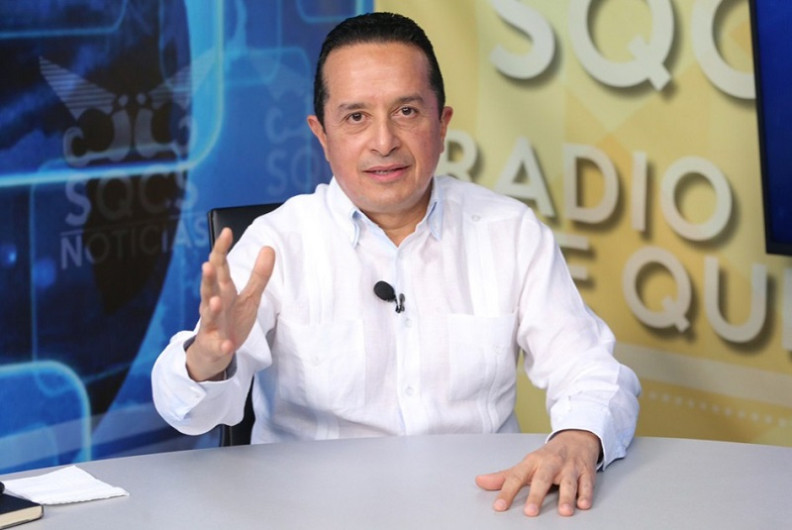 Gobernador de Quintana Roo da positivo a COVID-19