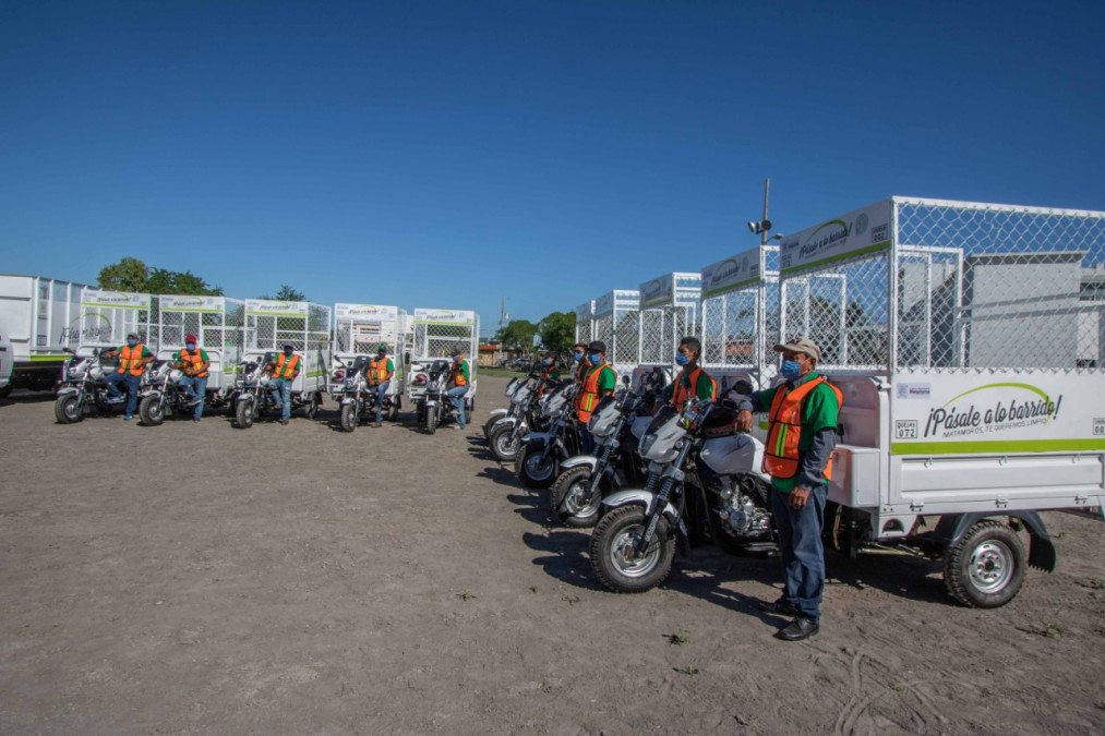 Llega al 90 % el restablecimiento del servicio de recolección de desechos en Matamoros