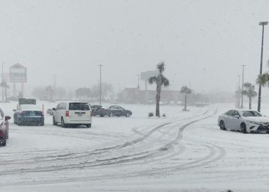 Sur de EU presenta su mayor nevada en décadas