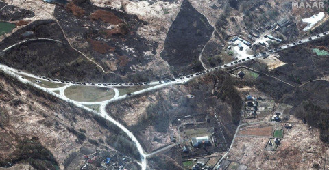 Captan convoy militar ruso de 64 km acercándose a Kiev