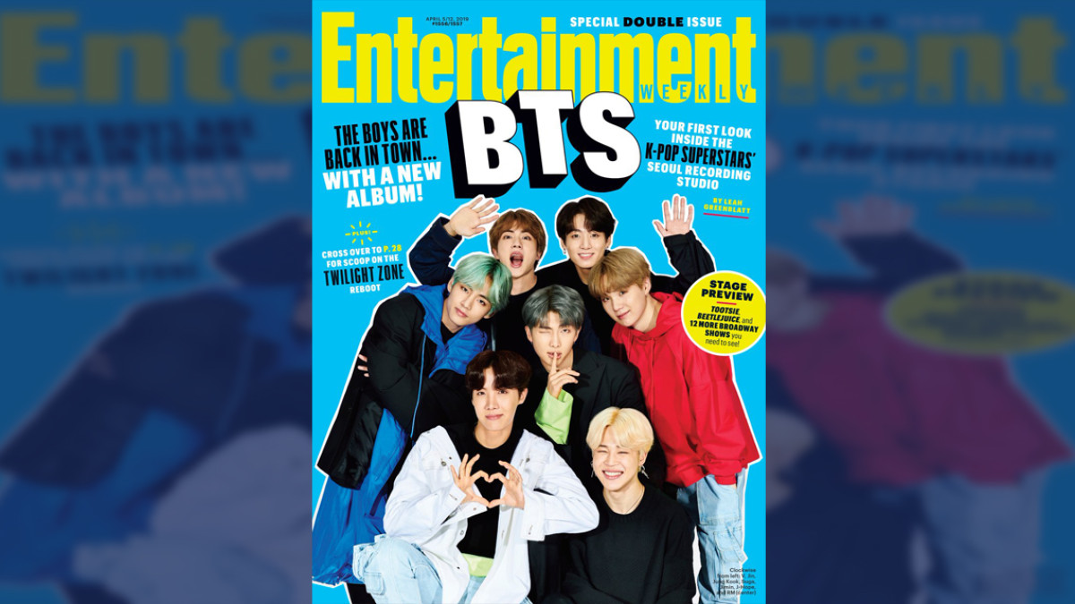 BTS aparece en su primera portada de Entertainment Weekly